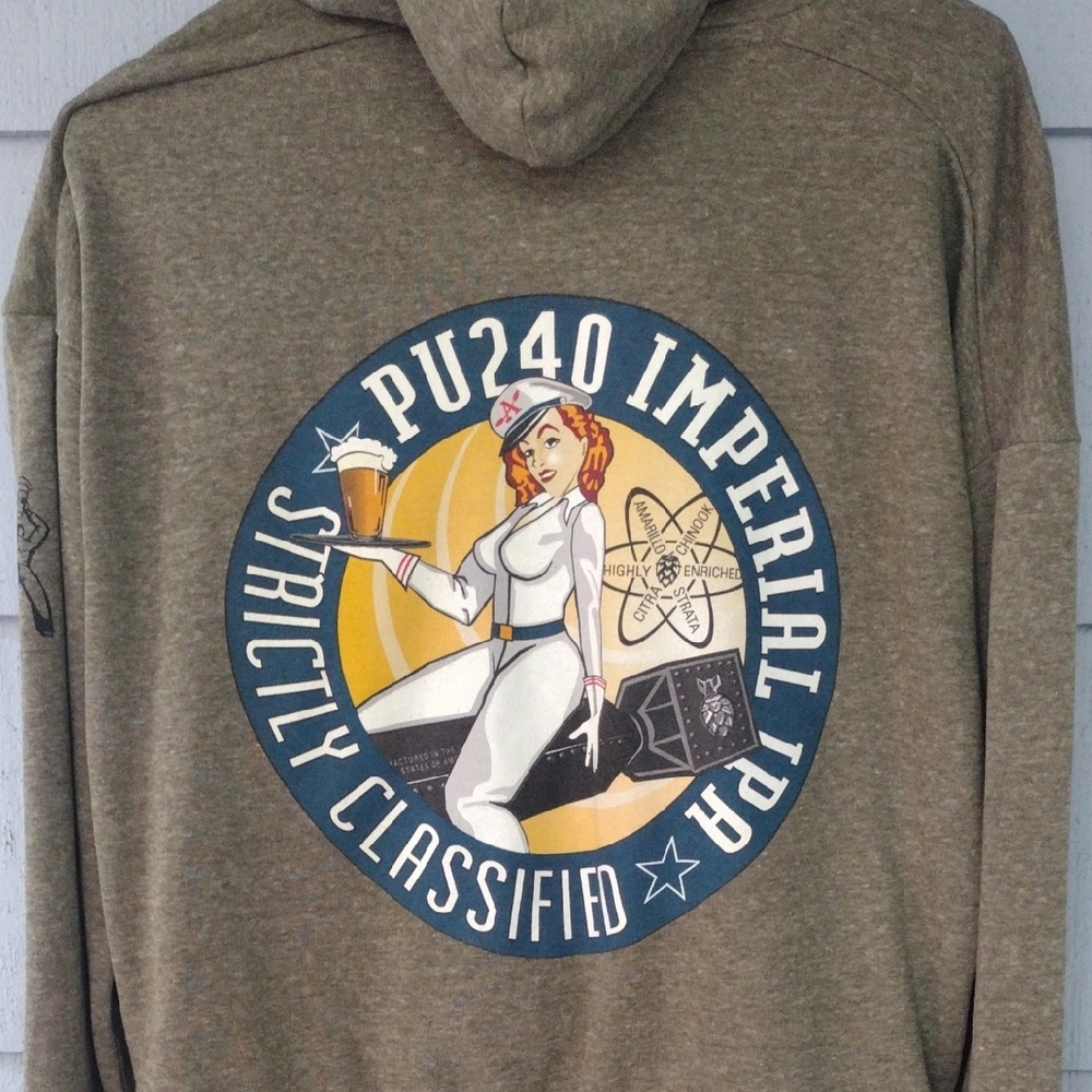 District Brown Graphic Hoodie